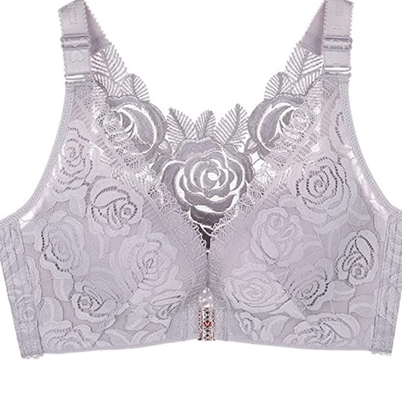 BRAND NEW 34C comfort rose bra front clip, RED, GREY, BLACK, DUSTY PINK - Picture 2 of 7